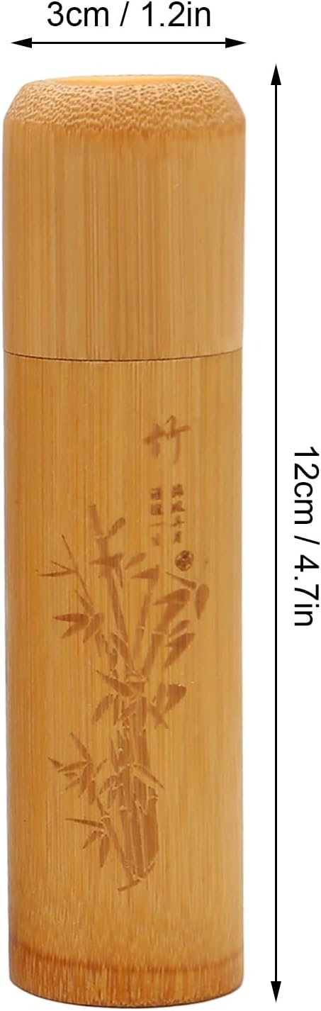 Small Bamboo Scattering Urn Tube, Ashes Biodegradable Scattering Cremation ECO Biodegradable Friendly Mini Spreading Cremation for Human Ashes Pet Dog Cat Ashes