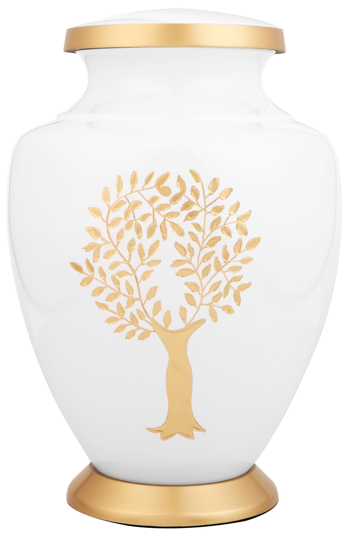 Decorative Burial Urn for Human Ashes Adult Female and Male 200+ Cubic Inches, Handcrafted Funeral Memorial Cremation Urn Affordable Urn for Human Ashes (Silver Black) ALPHA Living HOME