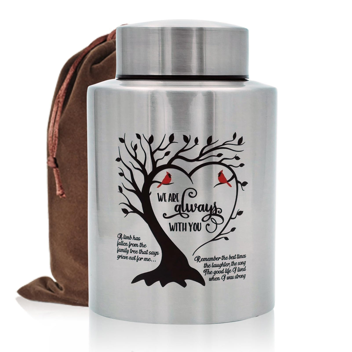 220 lbs Large Urns for Adult Male Female Ashes, Decorative Cremation Urn for Human Ashes(Tree of Love)