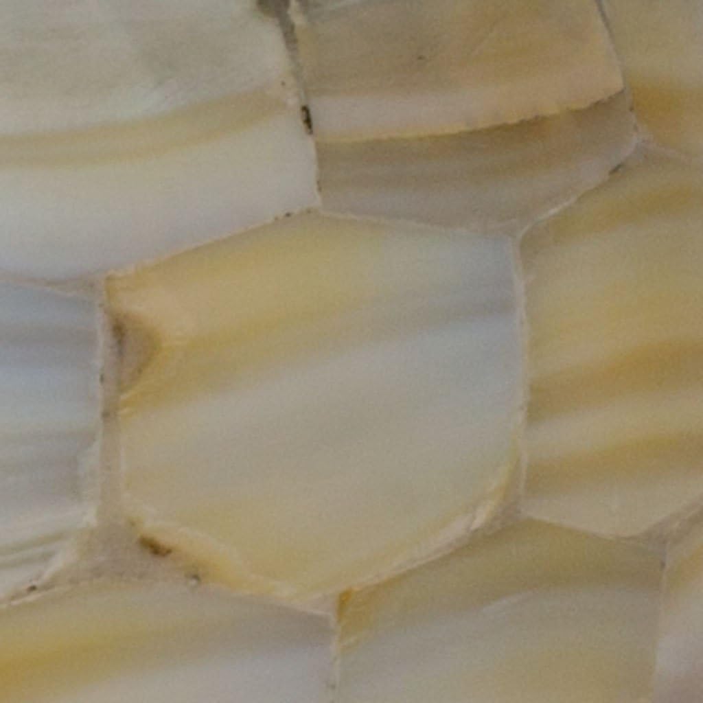 Mother of Pearl Bronze Memorial Urn for Human - Medium - Holds Up to 75 Cubic Inches of Ashes - Gold Cremation Urn for Ashes