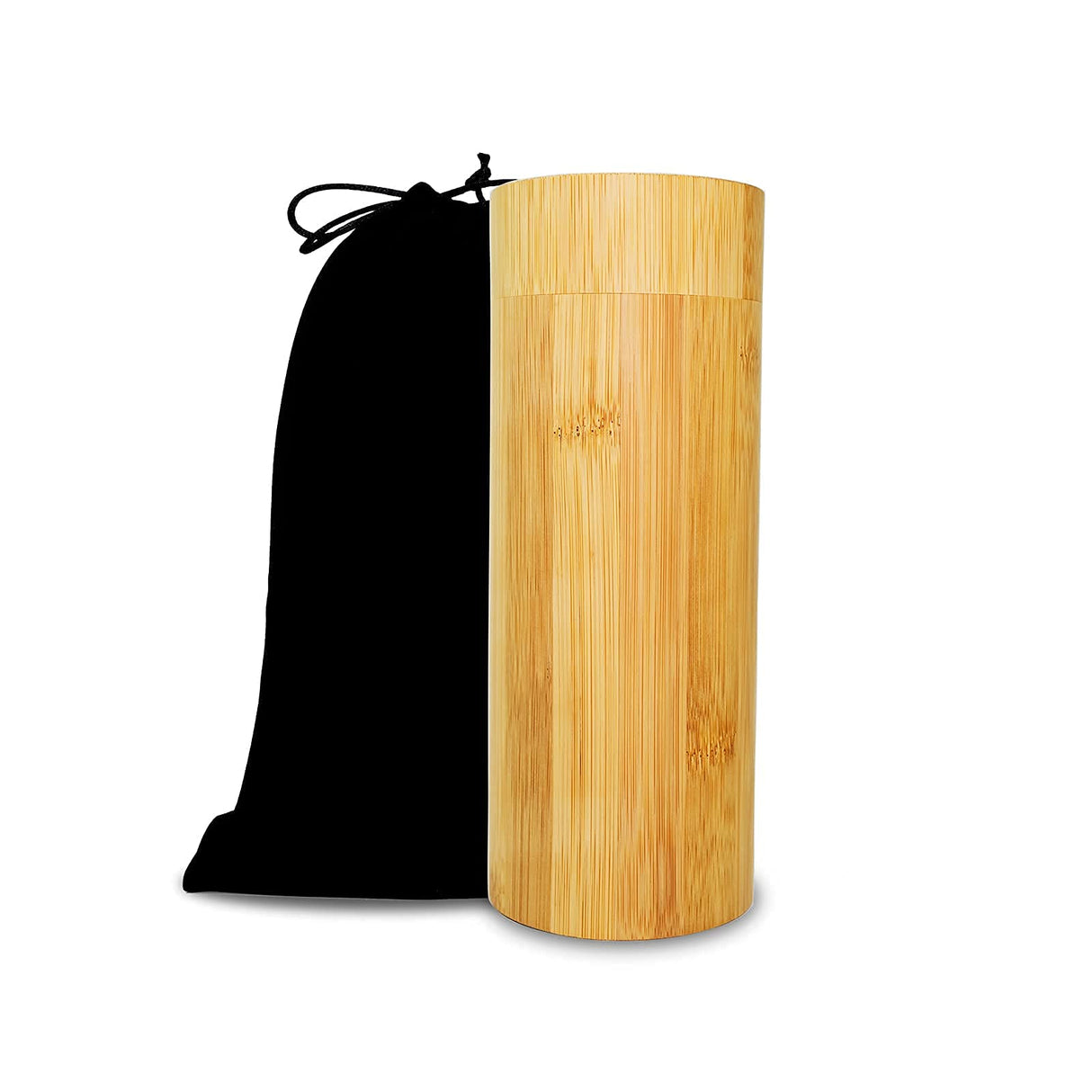 Set of 4 Small Bamboo Scattering Urn Tube for Human Ashes, ECO & Biodegradable Friendly Mini Bamboo Spreading Cremation Tube Urn for Adult Male Female Ashes