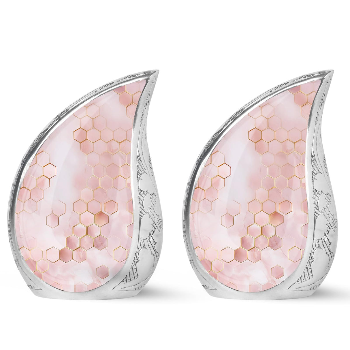 Yatskia Stained Glass Mini Urns for Human Ashes, Small Urn for Ashes Adult Male, (Pack of 1, 3 Inch)