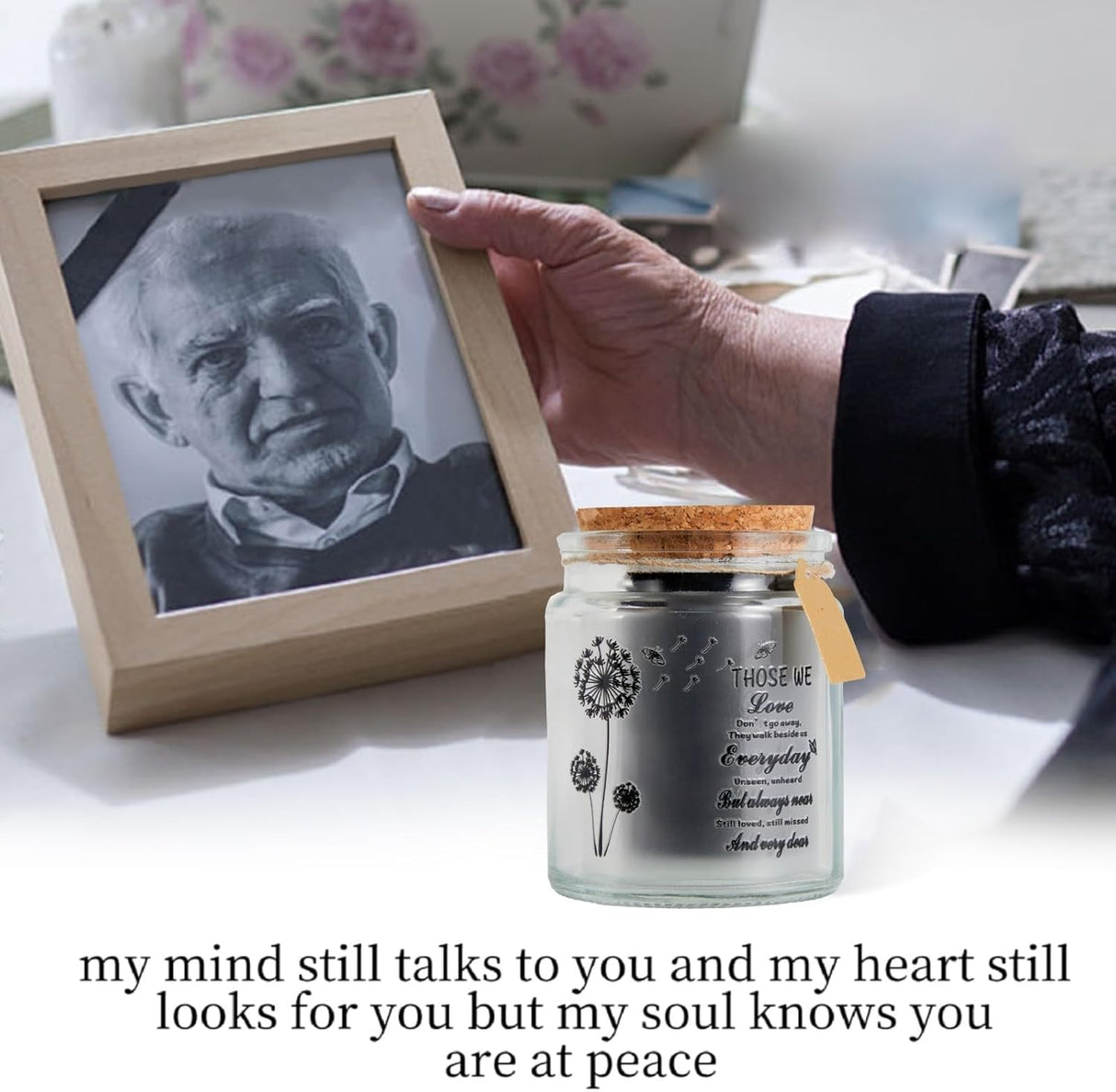 Small Urn Ashes Keepsake - Dandelion 3.5 inches glass Sharing Decorative Urn, Capacity 3 Cubic inches Funeral Memorial urn for Human, Pets - Qnty 1