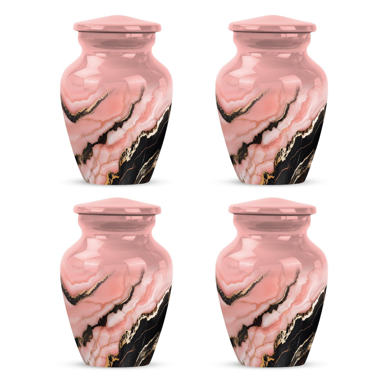 Yatskia Stained Glass Urns for Human Ashes Male & Female, Urn for Ashes Adult Male, (Pack of 1, 3 Inch)