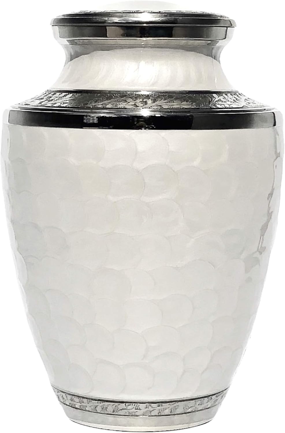 Eternal Harmony Large Urn for Ashes, Adult Male & Female Cremation Urn for Human Ashes with Elegant Finishes, Secure Seal & Velvet Bag, Funeral Vase for Men & Women Up to 200 lbs