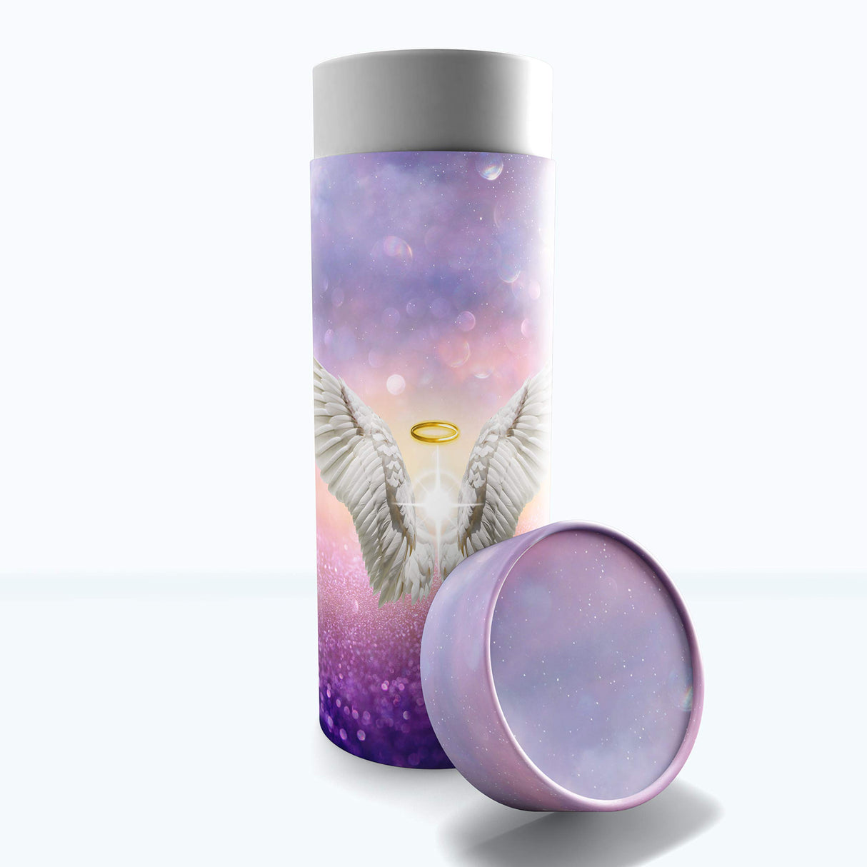 American Flag Men's Scattering Tubes for Human Ashes TSA Approved Scattering Urn and Eco-Friendly Biodegradable Urns for Human Ashes & Biodegradable Urn for Burial at Sea