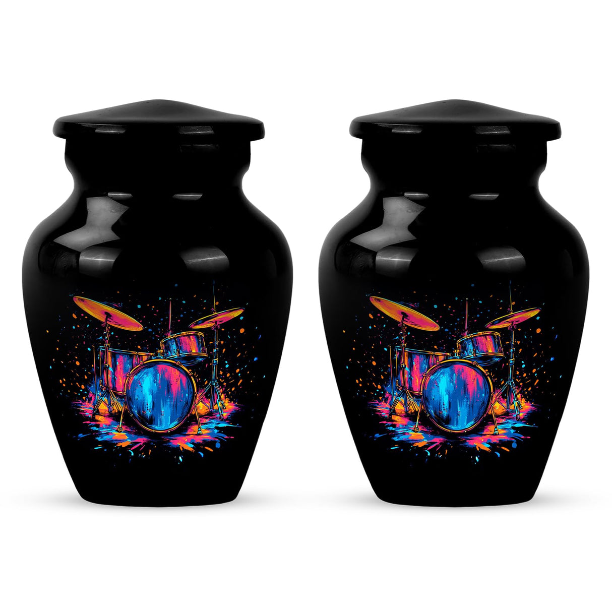 Yatskia Stained Glass Urns for Human Ashes Male & Female, Urn for Ashes Adult Male, (Pack of 1, 3 Inch)