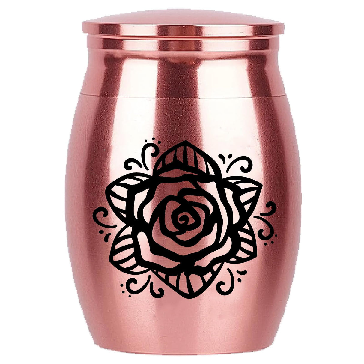 CREATCABIN Sunflower Ashes Urn Keepsake Butterflies Cremation Urn Mini Urns Stainless Steel Memorial Ashes Holder Container Jar for Human Ashes Dad Remains 1.18x1.57 Inch-Those We Love Don't Go Away