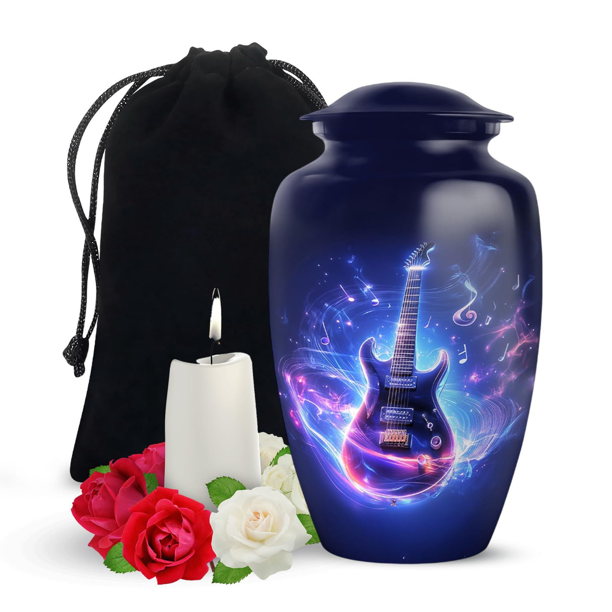 Yatskia Stained Glass Urns for Human Ashes Male & Female, Urn for Ashes Adult Male, (Pack of 1, 3 Inch)