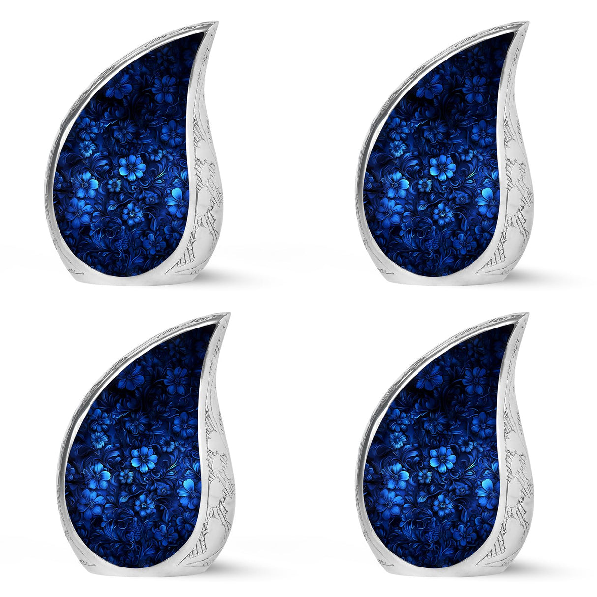 Yatskia Stained Glass Mini Urns for Human Ashes, Small Urn for Ashes Adult Male, (Pack of 1, 3 Inch)