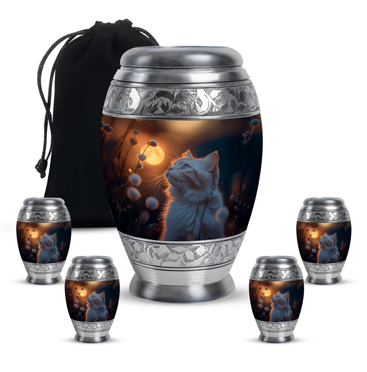 Dolphin Urn for Ashes - Funeral Urns of Human Ashes Adult Female - Cremation Urns for Men & Women - Companion Urn for Mom