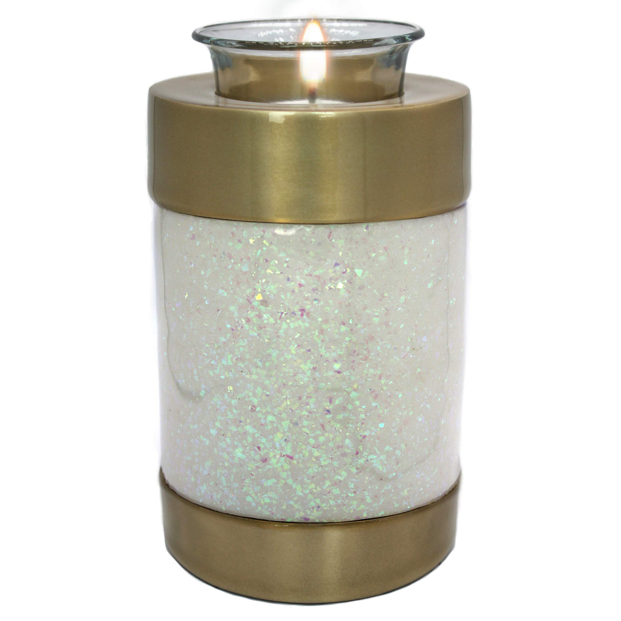 Glass Mosaic Cremation Urn for Ashes for Women - Personalized Cremation Urns for Human Ashes Adult Female Decorative Urns - Beautifully Handcrafted Glass Urn for Women