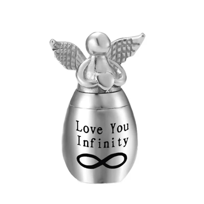 Love You Infinity Angel Wing Urns