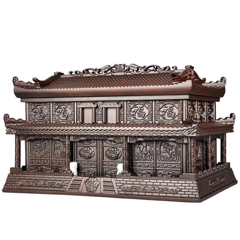 Twin Blessed Wood Urn Box