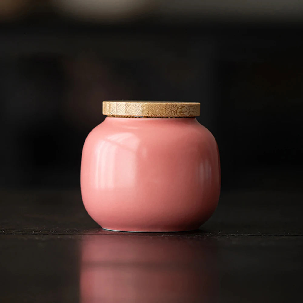 Pink Handcrafted Pet Memorial Portrait Urns