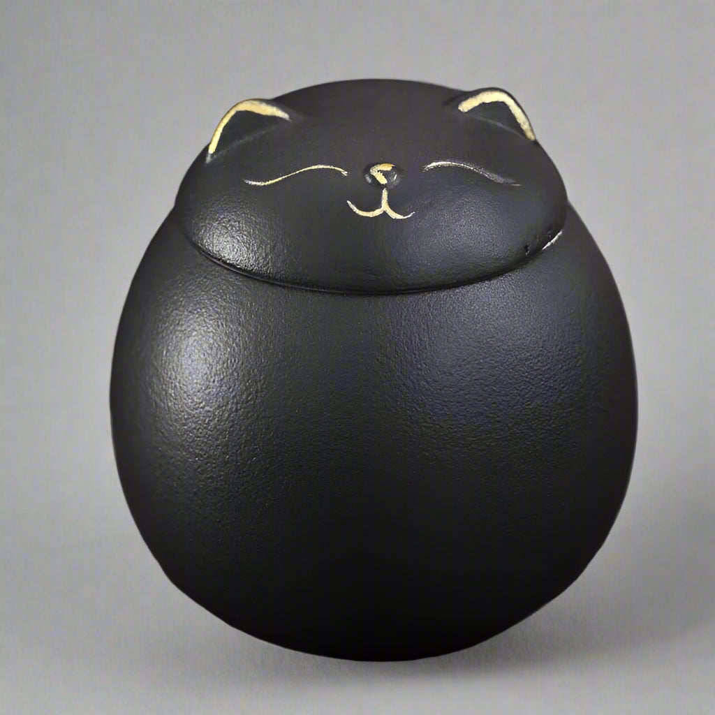Black Cremation Pet Urns for Ashes