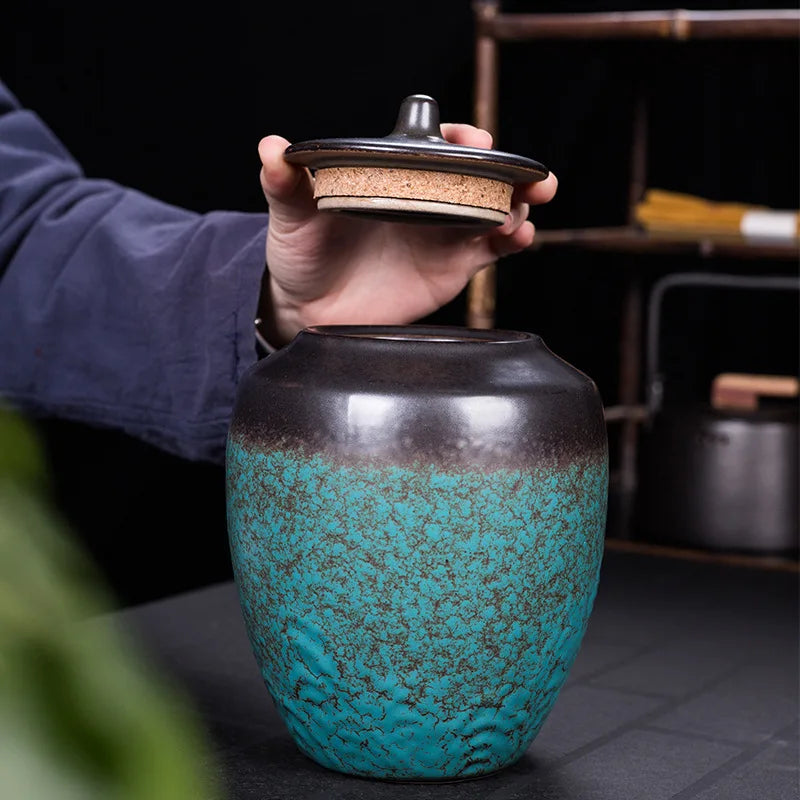 8'' Ceramic Funeral Urn for Ashes