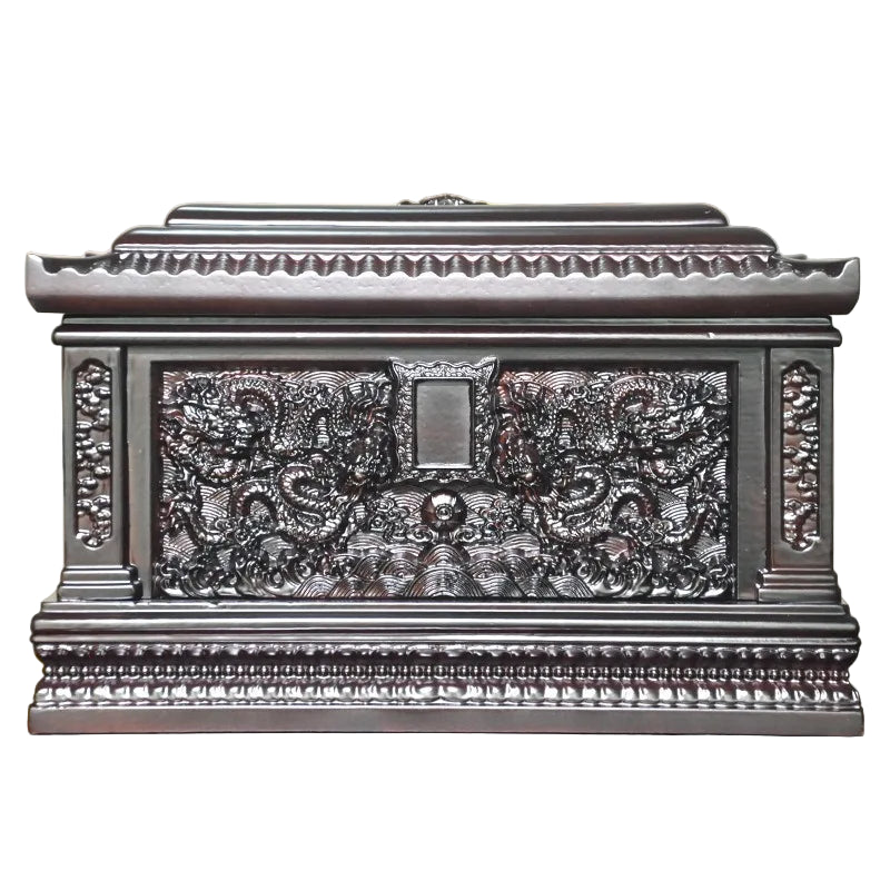 Wooden Human Urn Memorial Ash Box