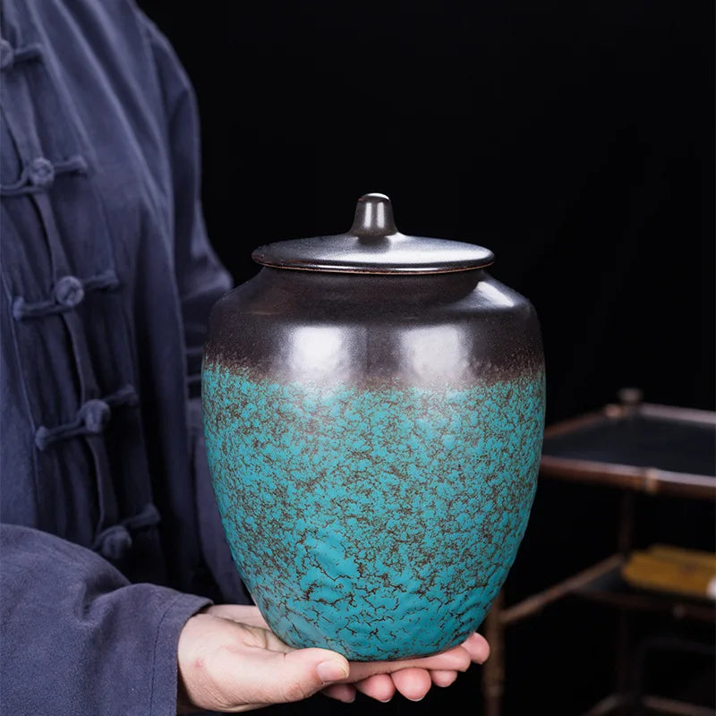 8'' Ceramic Funeral Urn for Ashes