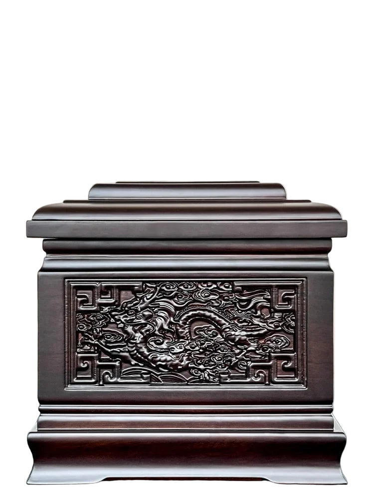 Ebony Phoenix High-Grade Solid Wood Urns
