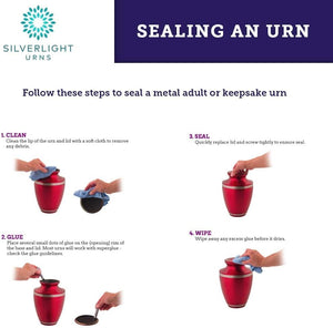 Classic Laurel Gold Cremation Urn for Ashes - Extra Large, Brass, Gold Companion Urn, Extra Large Adult Sized Cremation Urn, 11.625 Inches High