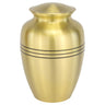 Classic Laurel Gold Cremation Urn for Ashes - Extra Large, Brass, Gold Companion Urn, Extra Large Adult Sized Cremation Urn, 11.625 Inches High