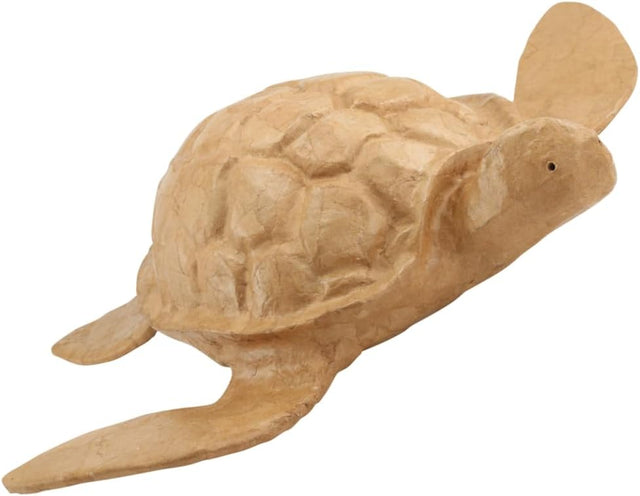 Paper Turtle Biodegradable Cremation Urn for Ashes, Earth Friendly Urn for Ground or Sea Burial, Eco Urn for Ashes, Adult Size Cremation Urn, 15.75" L x 17.75" W x 5.25" H