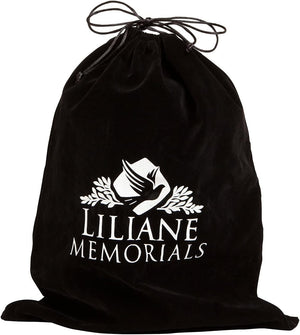 Irish Green Funeral Urn by Liliane Memorials - Cremation Urn for Human Ashes - Hand Made in Brass - Suitable for Cemetery Burial or Niche - Large Size fits Remains of Adults up to 200 lbs - Cassis