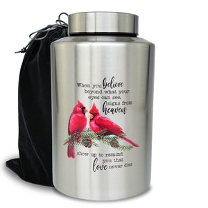 Up to 220 lbs Large Cremation Urns for Adult Male Female Ashes, Decorative Urn for Human Veteran Men Marine Patriot Ashes with Velvet Bag(Hero)