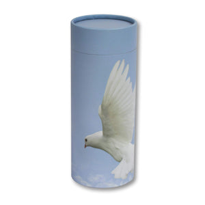 Ocean Sunset Scattering Tube, Biodegradable Cremation Urn for Ashes, Adult Sized Cremation Urn, 12.5 Inches High