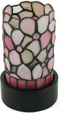 Pink Stained Glass Light of Remembrance Cremation Keepsake Urn