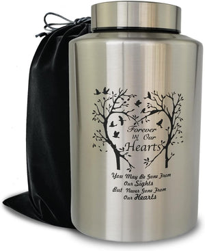220 lbs Large Urns for Adult Male Female Ashes, Decorative Cremation Urn for Human Ashes(Tree of Love)