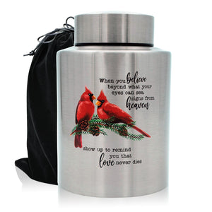 Up to 220 lbs Large Cremation Urns for Adult Male Female Ashes, Decorative Urn for Human Veteran Men Marine Patriot Ashes with Velvet Bag(Hero)