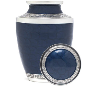Eternal Harmony Large Urn for Ashes, Adult Male & Female Cremation Urn for Human Ashes with Elegant Finishes, Secure Seal & Velvet Bag, Funeral Vase for Men & Women Up to 200 lbs