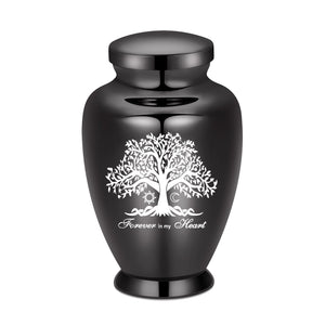 shajwo Large Cremation Urn for Ashes Human Adult Female Male Angel Wings Stainless Steel Urn for Human Ashes for Women Men Memorial Burial Funeral Decorative Urns for Ashes Keepsake Up to 220 IBS