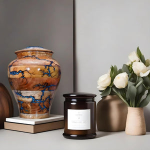 Urn for Human Ashes Large Wooden urn for Cremation Adult urn Box for Ashes Personalized Wooden urn Burial urn for Funeral Wood Box (No Personalised, Medium 120 LBS)