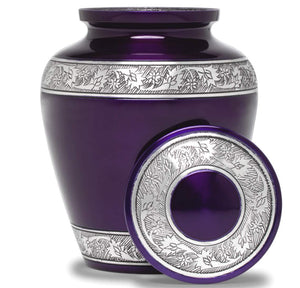 Eternal Harmony Large Urn for Ashes, Adult Male & Female Cremation Urn for Human Ashes with Elegant Finishes, Secure Seal & Velvet Bag, Funeral Vase for Men & Women Up to 200 lbs