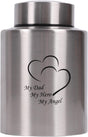 Medium Urns for Human Ashes - Stainless Steel Keepsake Funeral Urns