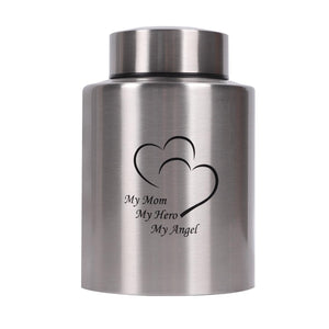 Medium Urns for Human Ashes - Stainless Steel Keepsake Funeral Urns