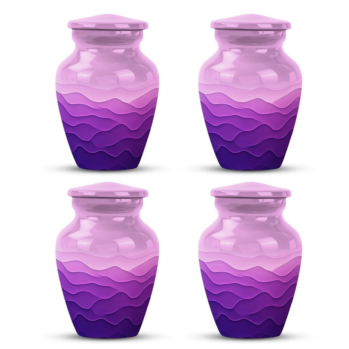 Yatskia Stained Glass Urns for Human Ashes Male & Female, Urn for Ashes Adult Male, (Pack of 1, 3 Inch)