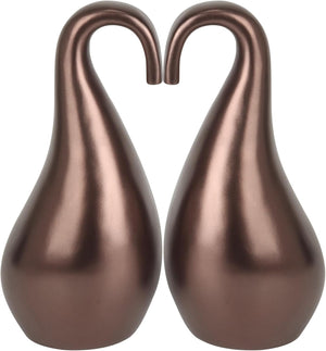 Double Urns for Human Ashes Adult Male Female,Companion Urns for Husband and Wife Together,Shape of Swan and Heart Urn for Human Ashes Adult Women Man (420 Cu/in Total)