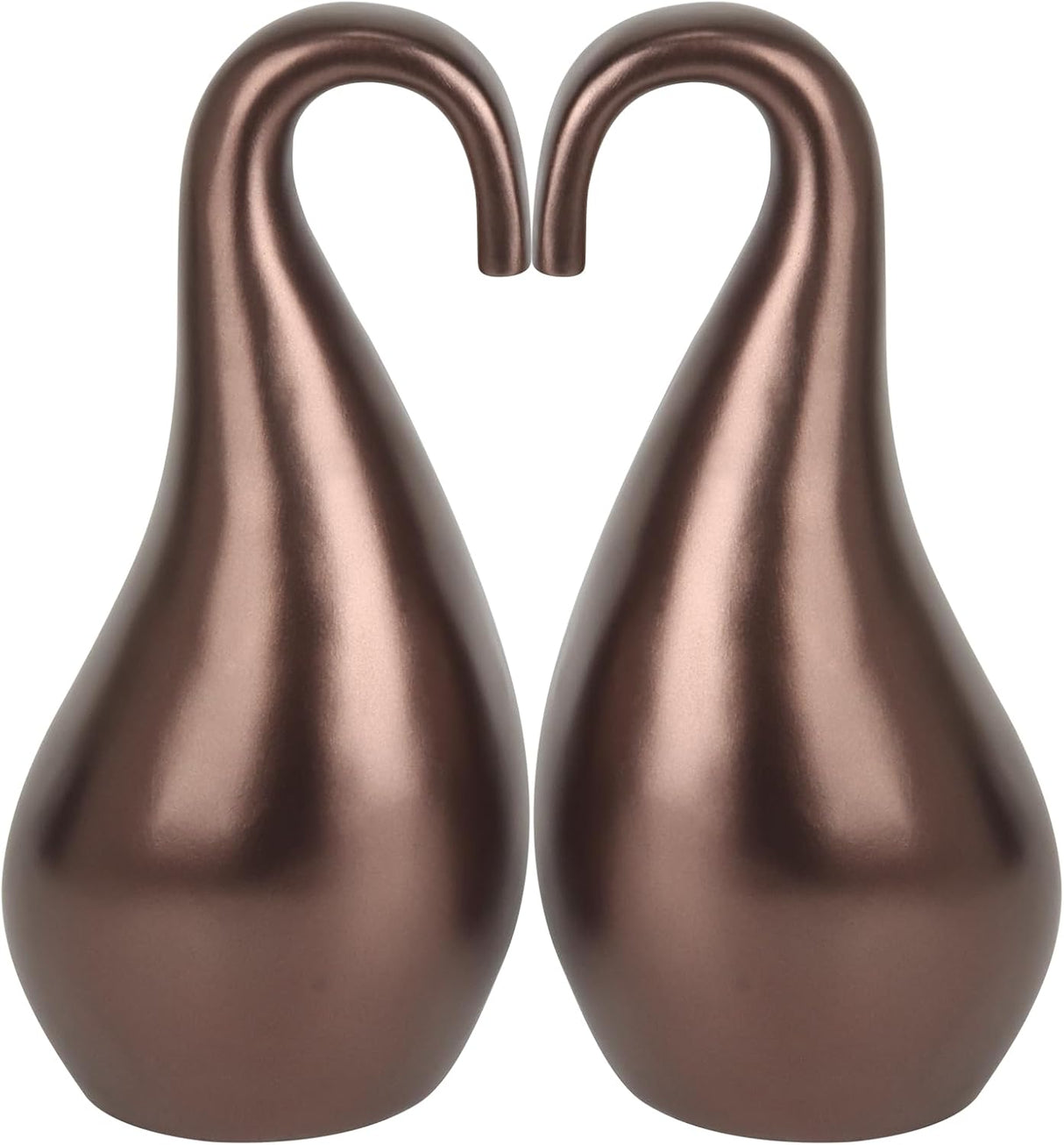 Double Urns for Human Ashes Adult Male Female,Companion Urns for Husband and Wife Together,Shape of Swan and Heart Urn for Human Ashes Adult Women Man (420 Cu/in Total)