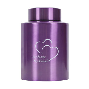 Medium Urns for Human Ashes - Stainless Steel Keepsake Funeral Urns