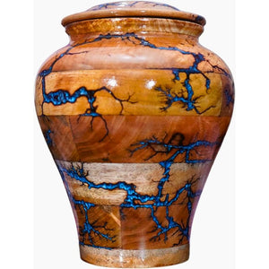 Urn for Human Ashes Large Wooden urn for Cremation Adult urn Box for Ashes Personalized Wooden urn Burial urn for Funeral Wood Box (No Personalised, Medium 120 LBS)