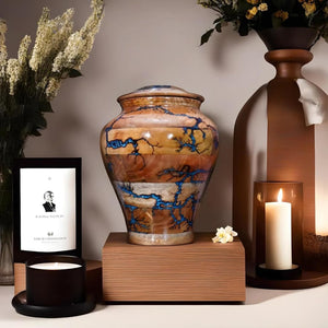 Urn for Human Ashes Large Wooden urn for Cremation Adult urn Box for Ashes Personalized Wooden urn Burial urn for Funeral Wood Box (No Personalised, Medium 120 LBS)