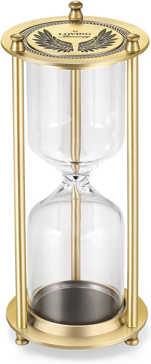 Abooxiu Hourglass Urns for Human Ashes Memorial Hourglass Fillable Keepsake Urns Cremation Jewelry