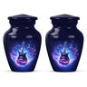Yatskia Stained Glass Urns for Human Ashes Male & Female, Urn for Ashes Adult Male, (Pack of 1, 3 Inch)