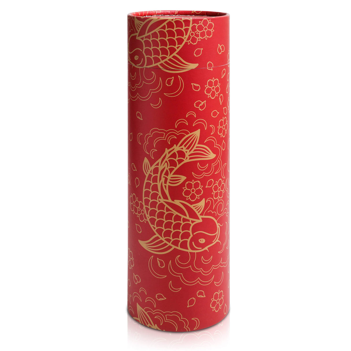 Scattering Tubes for Human Ashes - Cremation Urns for Burial, Travel, Transport & Spreading Cremains - Cabin-Safe Grey Memorial Container Keepsake - Grey Fishing Design Large 14.8" x 5"