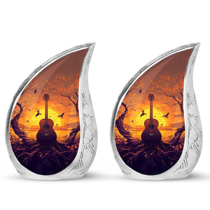 Yatskia Stained Glass Mini Urns for Human Ashes, Small Urn for Ashes Adult Male, (Pack of 1, 3 Inch)