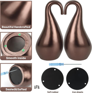 Double Urns for Human Ashes Adult Male Female,Companion Urns for Husband and Wife Together,Shape of Swan and Heart Urn for Human Ashes Adult Women Man (420 Cu/in Total)